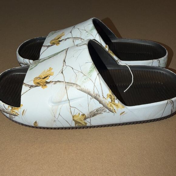 Nike Calm Slide Realtree Camo Velvet Brown Mens 11 Women’s 12 IB2885-201 NEW